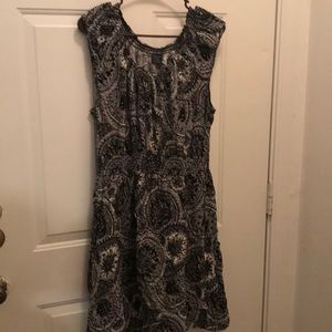 Black and white dress